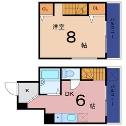 有馬パレス千林の物件間取画像